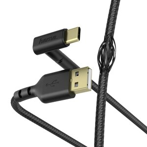 Hama Oplaad-/gegevenskabel USB-A - USB-C 1,5 M Zwart