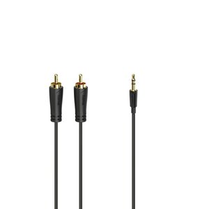 Hama Audiokabel 3,5-mm-jack-stekker - 2 Cinch-stekker Stereo Verg. 1,5 M