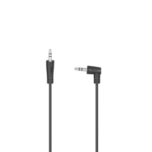 Hama Audiokabel 3,5-mm-jack-st. 90°- 3,5-mm-jack-st. Stereo 0,5 M