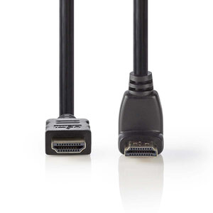 Nedis CVGP34200BK15 High Speed Hdmi™-kabel Met Ethernet Hdmi™-connector - Hdmi™-connector 90° Haaks 1,5 M Zwart