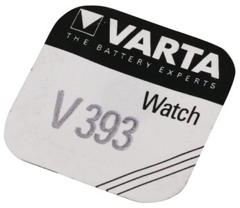 Varta V393 Knoopcel Batterij Zilver