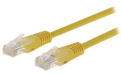 Valueline VLCT85000Y30 Cat5e Utp Netwerkkabel Rj45 (8/8) Male - Rj45 (8/8) Male 3.00 M Geel