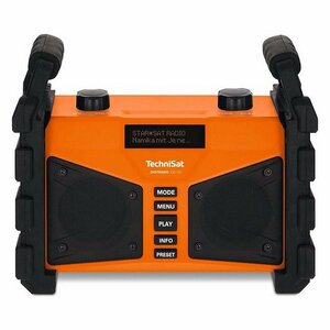 Technisat Digitradio 230 OD Bouwradio Oranje/Zwart