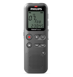 Philips DVT1120 VoiceTracer Audiorecorder Grijs