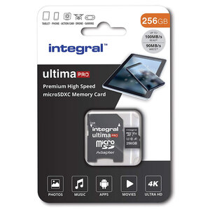 Integral Micro-sdxc V30 100/90mb 256gb