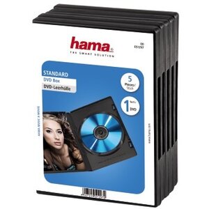 Hama DVD Box Zwart 5Pak