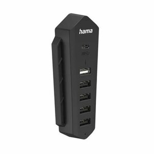 Hama 6in1 USB-hub voor PlayStation 5 Zwart