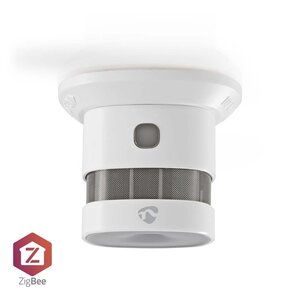 Nedis ZBDS10WT Smartlife Rookmelder Zigbee 3.0 Batterij Gevoed Levenscyclus Sensor: 10 Jaar En 14604 Android™ / Ios 85 Db Wit 1 Stuks