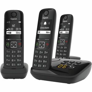 Gigaset AS690AR Trio DECT Telefoon Zwart