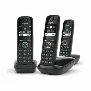 Gigaset AS690R Trio DECT Telefoon Zwart