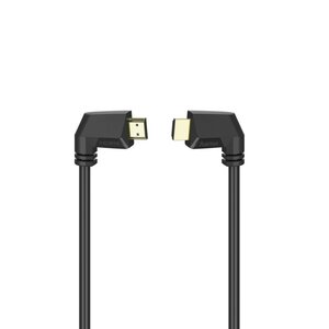 Hama High Speed HDMI™-kabel Connector - Connector 90° Ethernet Verguld 1,5 M