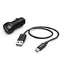 Hama Auto-oplaadset Micro-USB 2.4 A Zwart