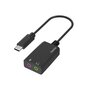 Hama USB-geluidskaart USB-C-stekker - 2x 3,5-mm-jack-aansluiting Stereo