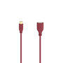Hama USB-C-OTG-kabel Flexi-Slim USB 2.0 480 Mbit/s Chilli Pepper 0,15 M