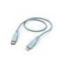 Hama Oplaadkabel Flexible USB-C - Lightning 1,5 M Silicone Blauw
