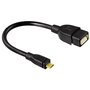 Hama USB 2.0 Adapter Cable Micro B-plug - A-socket