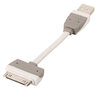 Bandridge BBM39100W01 Data En Oplaadkabel Apple Dock 30-pins - A Male 0.10 M Wit