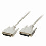 Nedis CCGP52100IV30 Seriële Kabel D-sub 25-pins Male - D-sub 25-pins Male 3,0 M Ivoor