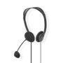 Nedis CHST100BK Pc-headset On-ear 2x 3,5 Mm Connectoren 2,0 M Zwart