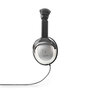 Nedis HPWD1201BK Over-ear Koptelefoon Bedraad 6,00 M Zilver/zwart