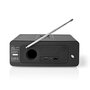 Nedis RDIN5005BK Internetradio 42 W Dab+ Fm Bluetooth® Afstandsbediening Zwart/zilver