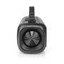 Nedis SPBB316BK Bluetooth® Party Boombox 4.5 Hrs 2 30 W Media Afspeelmogelijkheden: Aux / Usb Ipx5 Koppelbaar Handgreep Feestverlichting Zwart