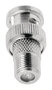Valueline VLSP41965M Antenne Adapter Bnc Male - F-connector Female Zilver
