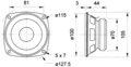 Visaton VS-FR10/8 Inbouw Speaker