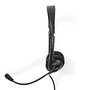 Nedis CHSTU110BK Pc-headset On-ear Stereo Usb Type-a / Usb Type-c™ Inklapbare Microfoon Zwart