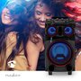 Nedis SPPT800BK Bluetooth® Party Speaker Maximale Batterijduur: 6.5 Uur 120 W Handgreep Feestverlichting Equalizer Zwart