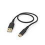 Hama Oplaadkabel Flexible USB-A - USB-C 1,5 M Silicone Zwart