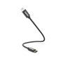 Hama Oplaadkabel USB-C - Lightning 0,2 M Nylon Zwart