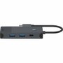 Rapoo USB-C 4in1 Multiport Adapter Zwart
