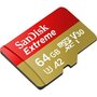 Sandisk MicroSDXC Extreme 64GB 170/80 Mb/s - A2 - V30 - SD