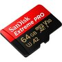 Sandisk MicroSDXC Extreme PRO 64GB 200/90 Mb/s - A2 - V30