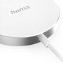 Hama Wireless Charger MagCharge FC15 15 W Draadloos Voor Apple IPhone Wit