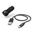 Hama Auto-oplaadset Micro-USB 2.4 A Zwart_