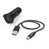 Hama Auto-oplaadset Micro-USB 1 A Zwart_