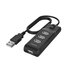 Hama USB-hub 4-poorts USB 2.0 480 Mbit/s Aan/uit-schakelaar_