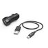 Hama Auto-oplader Met Oplaadkabel Micro-USB 12 W 1,0 M Zwart_