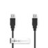 Nedis CCGT60000BK10 Kabel Usb 2.0 A Male - A Male 1,0 M Zwart_