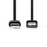 Nedis CCGT60010BK30 Kabel Usb 2.0 A Male - Usb A Female 3,0 M Zwart_