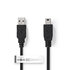 Nedis CCGT60300BK10 Kabel Usb 2.0 A Male - Mini 5-pins Male 1,0 M Zwart_