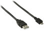 Valueline VLCP60500B10 Usb 2.0 Usb A Male - Usb Micro B Male Kabel 1,00 M Zwart_