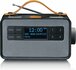 Lenco PDR-065BK Draagbare DAB Radio/FM, DAB+/Bluetooth en AUX EASY-functie voor eenvoudige Bediening Zwart_