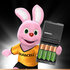 Duracell CEF27 Batterijlader + 2XAA & + 2XAAA_