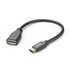Hama USB-adapterkabel OTG USB-C-stekker - USB-A-aansluiting 15 Cm Zwart_