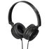 Thomson HED2207BK Koptelefoon On-ear Microfoon Vouwbaar Platte Kabel Zwart_