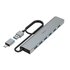 Hama USB-hub 7-poorts USB 3.2 Gen1 5 Gbit/s Inc. USB-C-adapter En Netadapter_