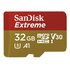 Sandisk MicroSDXC Extreme 32GB (A1/ V30/ U3/ UHS-I/ Cl.10/ R100/ W60)+Ad.Act.Cam_